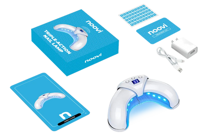2x Noovi™ Triple-Action Nail Lamp